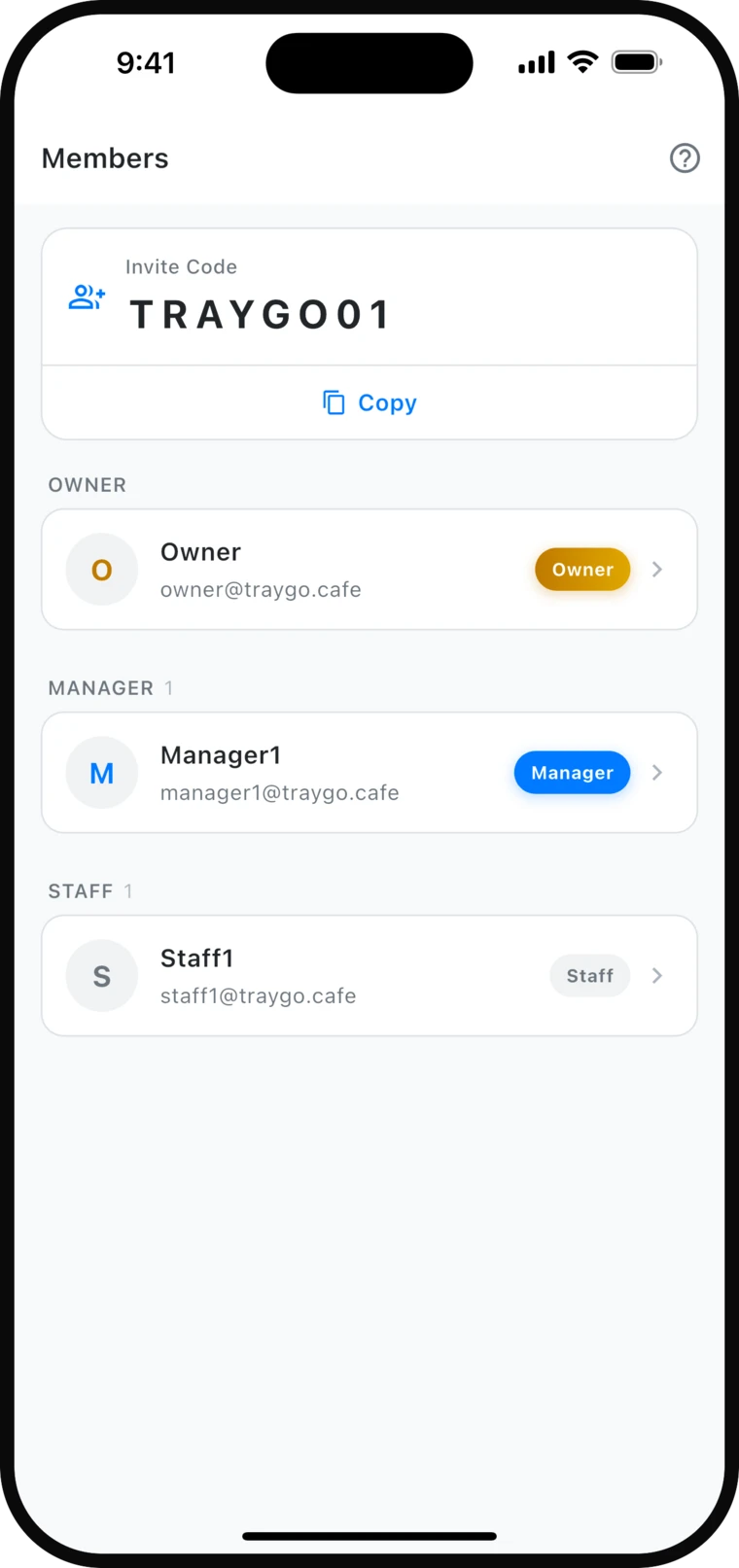 TrayGo team members