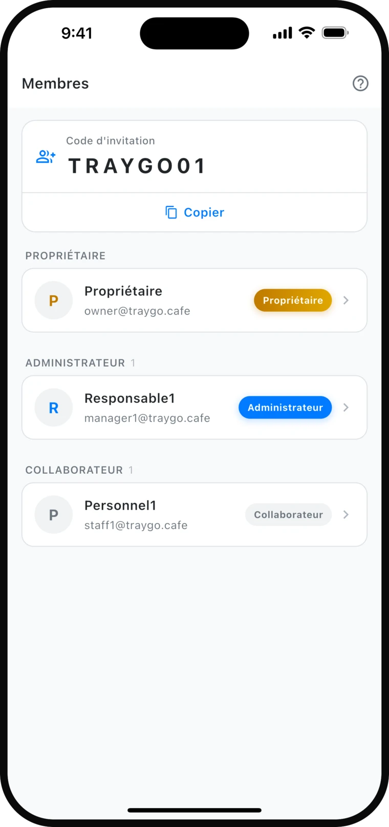 TrayGo team members